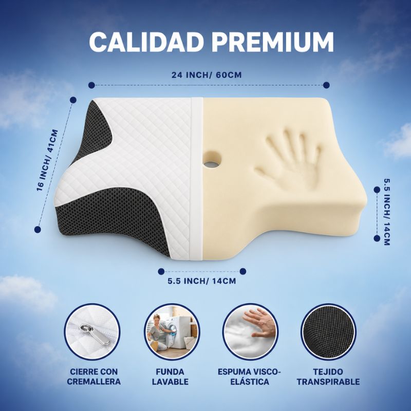 CloudSleep® | Almohada Cervical Ortopédica